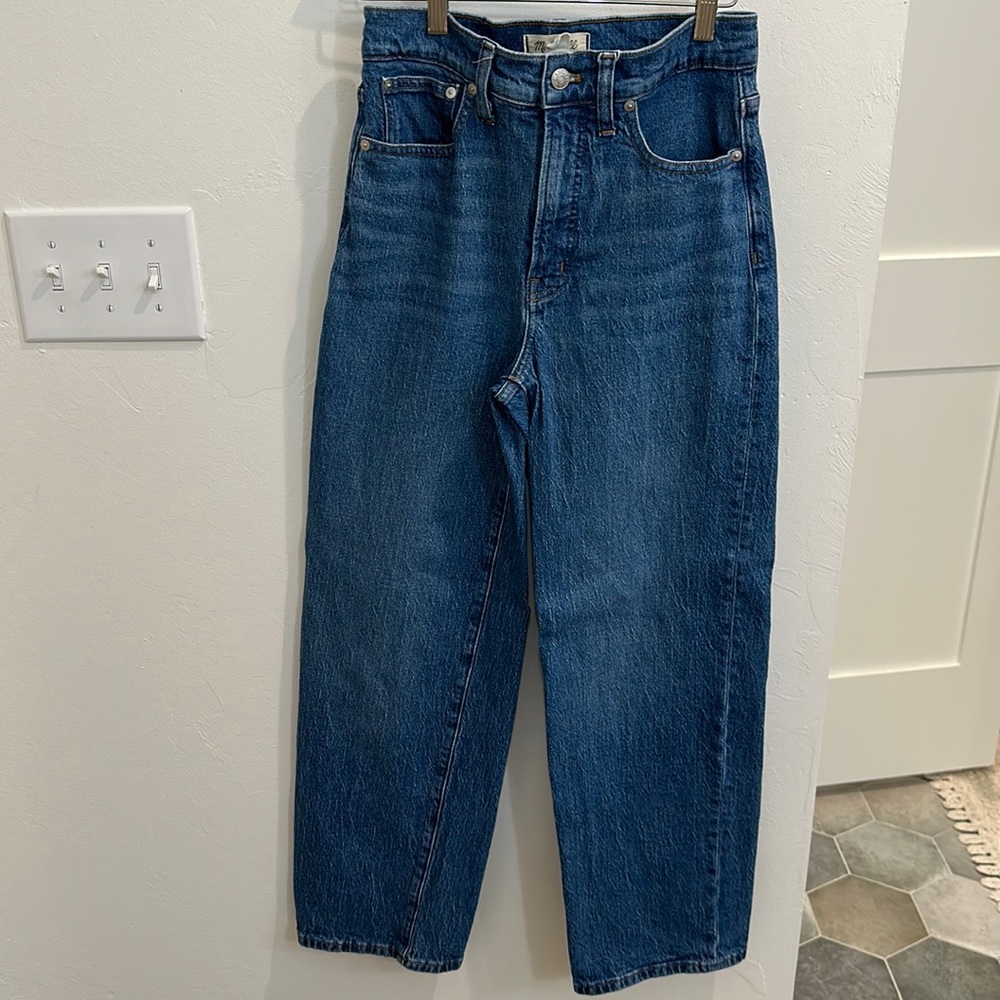 Madewell The Perfect Vintage Wide Leg Jean, size 27
